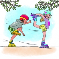 Duo Rollers-Sports Collectif 6-8 S44.25